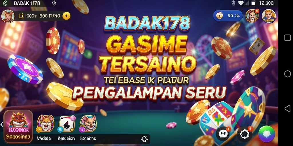 Screenshot gameplay BADAK178 yang menampilkan keseruan permainan Kasino.