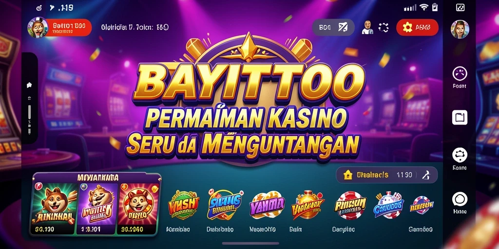 Screenshot BAYITOTO menampilkan gameplay Kasino yang menarik.
