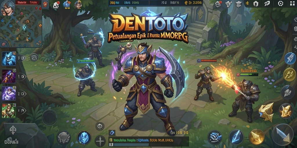 Gameplay seru dan interaksi dalam dunia DENTOTO yang memukau.