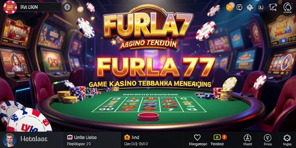 Tampilan layar permainan Kasino yang menarik di FURLA77.