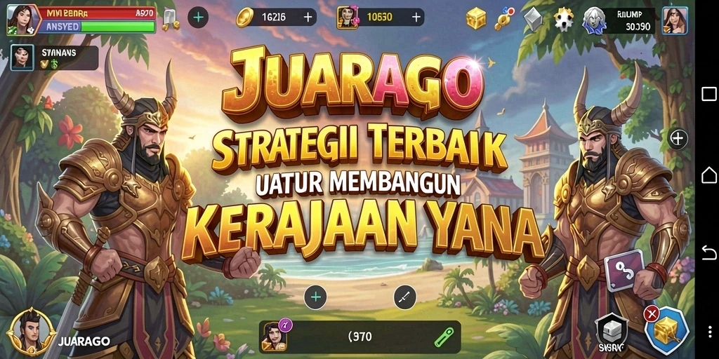 Tampilan gameplay JUARAGO yang menakjubkan dengan strategi SLG mendalam.