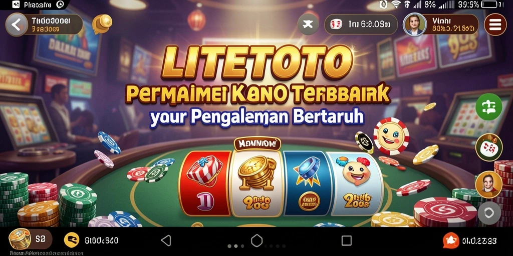 Tampilan gameplay LITETOTO yang seru dan menarik.