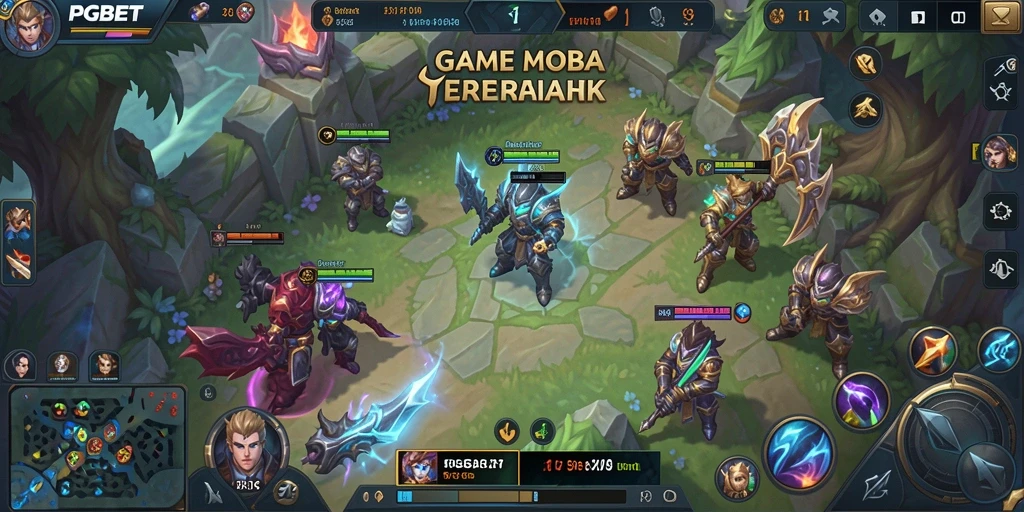 Tampilan gameplay seru di PGBET dengan strategi tim yang menarik.