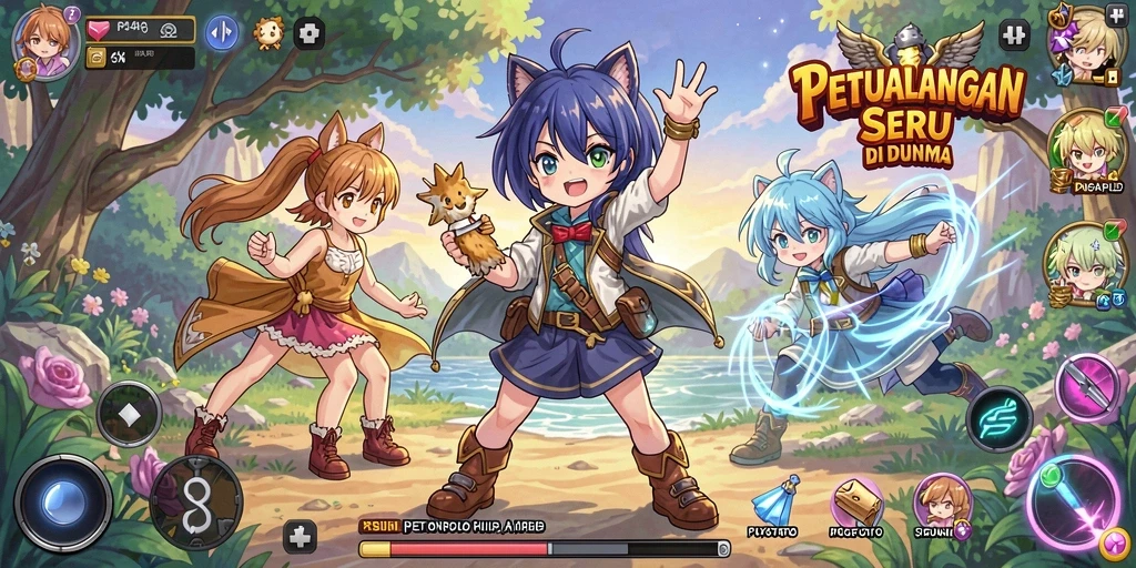 Tampilan menarik dari gameplay PGTOTO yang penuh aksi Anime.