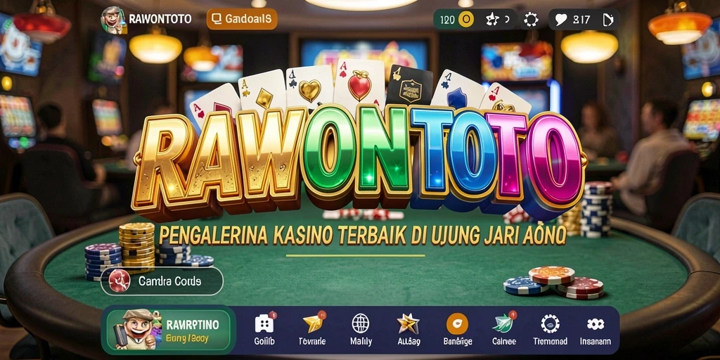 Tampilan menakjubkan dari gameplay RAWONTOTO yang penuh aksi Kasino.