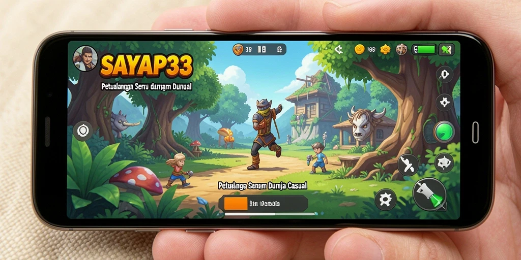 Tangkapan layar dari permainan <strong>SAYAP33</strong> yang menampilkan gameplay santai.