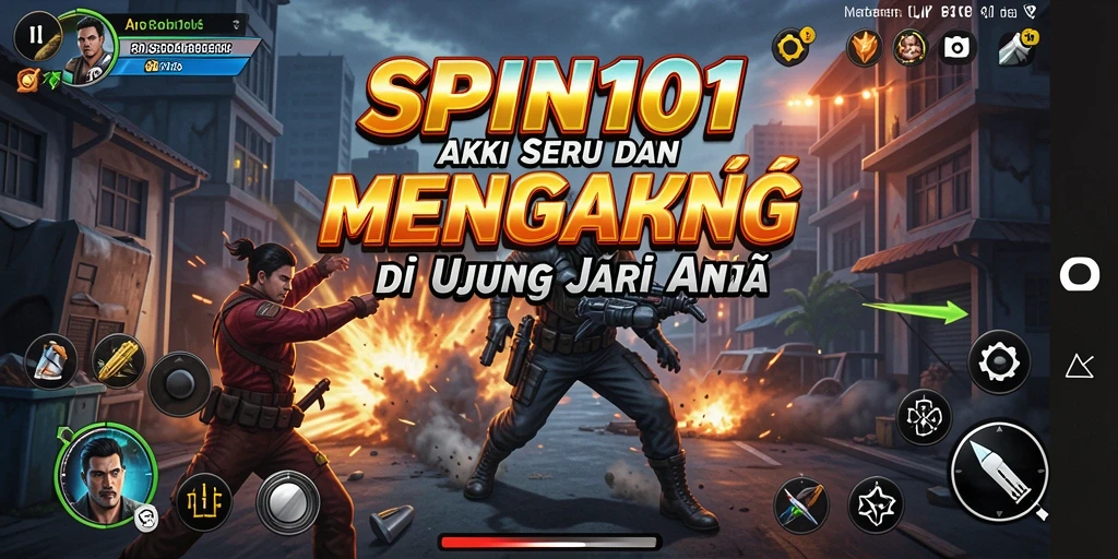 Tampilan gameplay SPIN101 yang menegangkan dan penuh aksi.