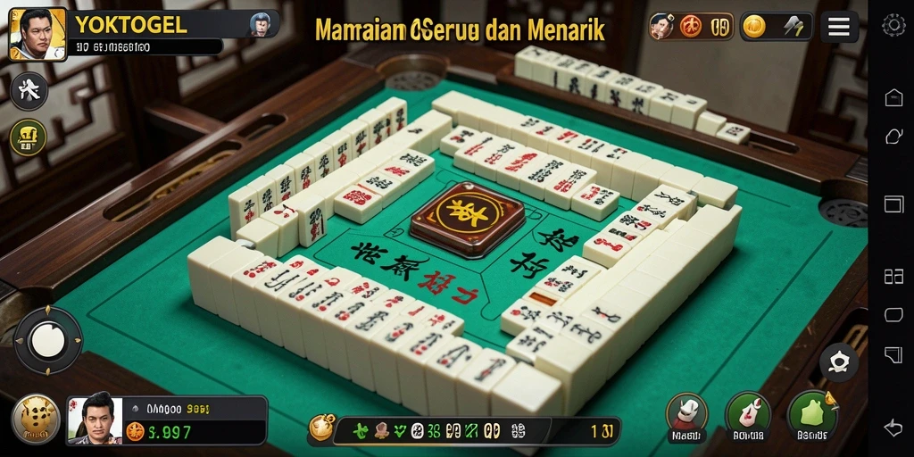 Tampilan gameplay YOKTOGEL dengan ubin Mahjong yang menarik.